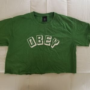 💚Cropped Obey Tee💚